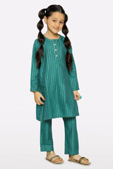 Green Stylised Girls 2PC