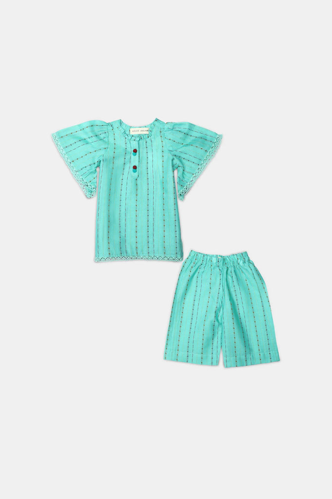 Sea Green Stylised Infant 2PC