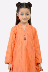 Orange Stylised Girls 2PC