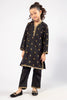 Black Embroidered Girls 2PC