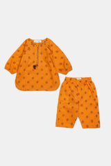 Orange Stylised Infant 2PC