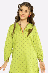 Light Green Stylised Girls 2PC