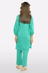 Sea Green Stylised Girls 2PC