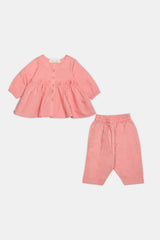 Pink Stylised Infant 2PC