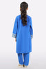 Blue Embroidered Girls 2PC