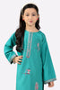 Green Embroidered Girls 2PC