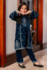 Navy Blue Embroidered Girls 2PC