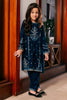 Navy Blue Embroidered Girls 2PC