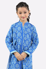 Blue Printed Girls 2PC