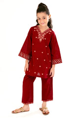 Embroidered Girls 2PC