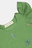 Green Embroidered Infant 2PC