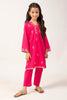 Pink Embroidered Girls 2PC