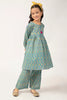 Green Printed Girls 2PC