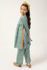 Green Printed Girls 2PC