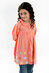 Embroidered Girls Kurti