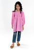 Pink Stylised Girls Kurti