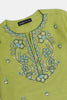 Embroidered Khaddar-Olive Girls 2PC