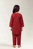 Dyed Embroidered Girls 2PC