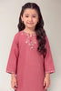 Dyed Embroidered Girls Shirt