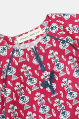 Printed Khaddar-Pink Infant 2PC