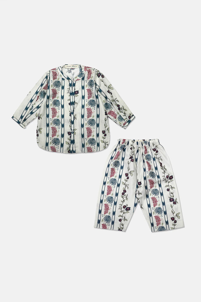 Printed Teal Infant 2PC