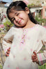 Embroidered Beige Girls 2PC
