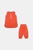 Dyed Coral Girls 2PC