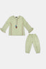 Dyed Embroidered Girls 2PC