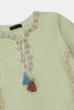 Dyed Embroidered Girls 2PC