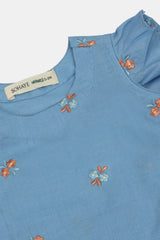 Dyed Embroidered Infant 2PC