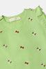 Dyed Embroidered Infant 2PC