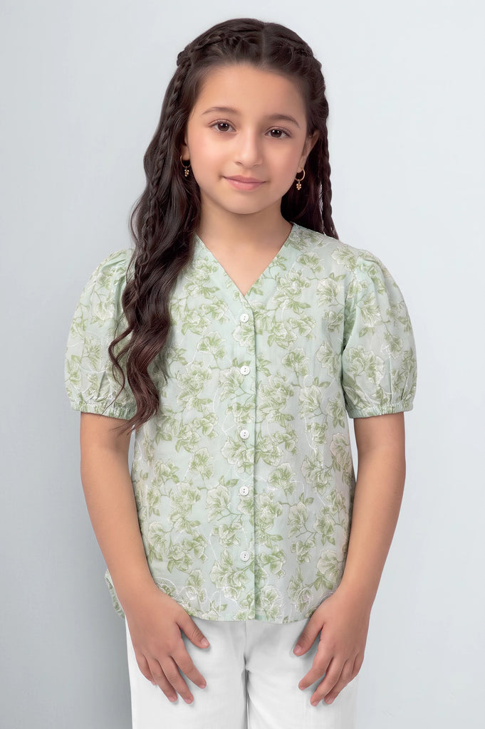 Embroidered Girls Shirt