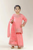 Embroidered Jacquard Coral Girls 3PC