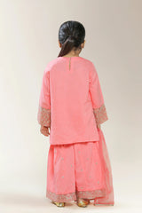 Embroidered Jacquard Coral Girls 3PC