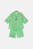 Printed Green Girls 2PC