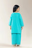 Embroidered Cambric Green Girls 2PC