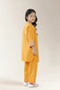Embroidered Mustard Girls 2PC
