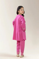 Embroidered Mauve Girls 2PC