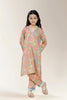 Printed Peach Girls 2PC