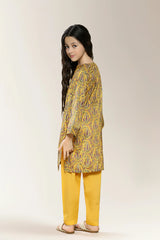 Printed Mustard Girls 2PC