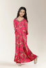 Printed Fushia Girls Kurti