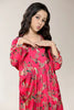 Printed Fushia Girls Kurti