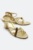 Golden Ladies Formal Heels
