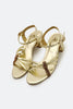 Golden Ladies Formal Heels