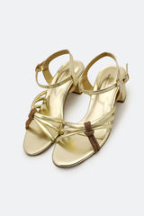Golden Ladies Formal Heels
