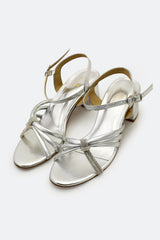 Silver Ladies Formal Heels