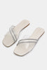 Off White Ladies Casual Slippers From Diners