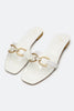White Ladies Casual Slippers