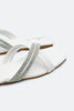 White Ladies Casual Slippers