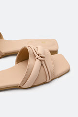Peach Ladies Casual Slippers